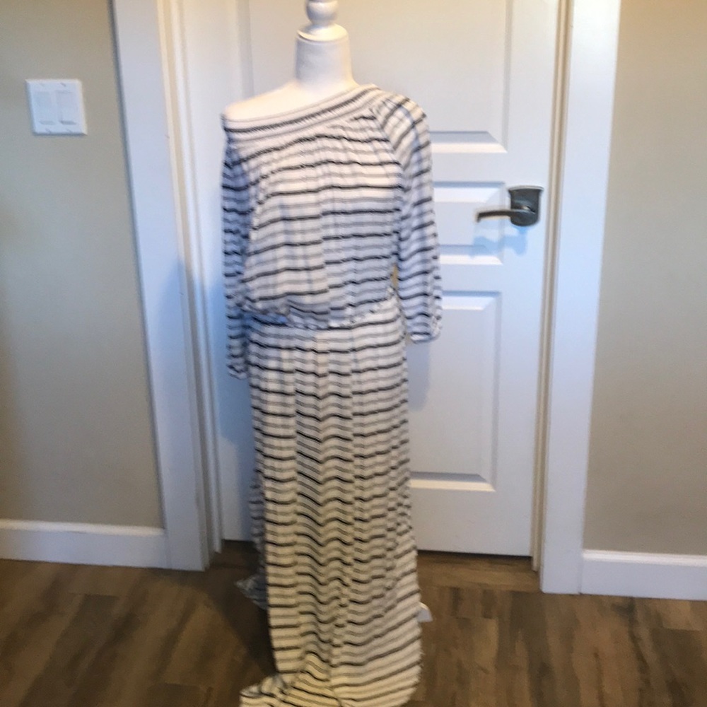 Faithfull the Brand Rae Striped Maxi Dress